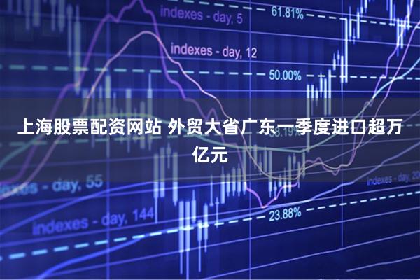 上海股票配资网站 外贸大省广东一季度进口超万亿元